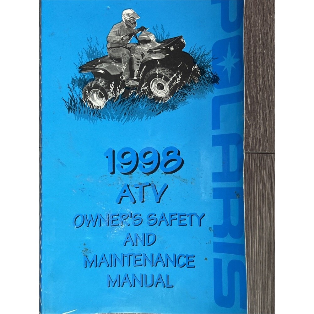 Polaris 1998 Atv Owner's Safety & Maintenance Operators Manual